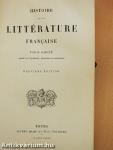 Histoire de la Littérature francaise