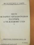 Tíz év Budapest székesfőváros életéből a világháború után