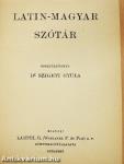 Latin-magyar szótár