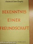 Bekenntnis einer Freundschaft