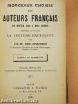 Morceaux Choisis des Auteurs Francais