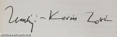 Tenzi naplója (dedikált példány)