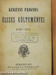 Kerényi Frigyes összes költeményei 1840-1851
