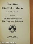 Oscar Wildes Sämtliche Werke in deutscher Sprache 9. (gótbetűs)