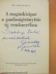 A magánkisipar a gazdaságirányítás új rendszerében (dedikált példány)
