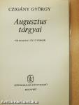 Augusztus tárgyai