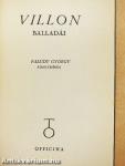 Villon balladái Faludy György átköltésében