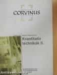 Kvantitatív technikák II.