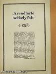 A rendtartó székely falu