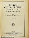 Kurze Chorallehre für Schule und Selbstunterricht