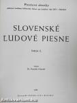 Slovenské L'Udové Piesne II.