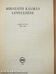 Mikszáth Kálmán levelezése I-III.