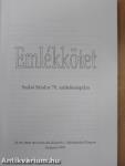 Emlékkötet Szabó Sándor 70. születésnapjára