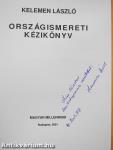 Országismereti kézikönyv (dedikált példány)