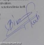 Feketén, fehéren a turizmusról (dedikált és kétszeresen aláírt példány)