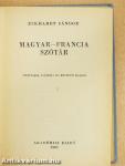 Magyar-francia szótár