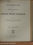 Archiv für Anthropologie X./Korrespondenz-Blatt der Deutschen Gesellschaft 1911. Januar-Dezember