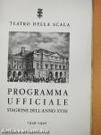 Teatro Della Scala - Programma Ufficiale Stagione Dell'anno XVIII.