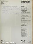 Művészet 1976. március (dedikált példány)