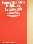 Kritik der Urteilskraft