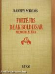 Fortéjos Deák Boldizsár memorialéja