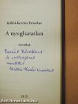 A nyughatatlan (dedikált példány)