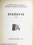 A hódmezővásárhelyi Bethlen Gábor Gimnázium Évkönyve 1976