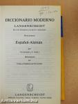 Diccionario Moderno Langenscheidt de los Idiomas Alemán y Espanol