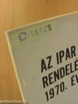 Az ipar rendelésállománya 1970. év elején