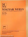 Magyar Nyelv 2003. december