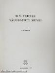 M. V. Frunze válogatott művei I.