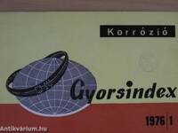 Gyorsindex-Korrózió 1976. január-december