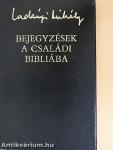 Bejegyzések a családi Bibliába