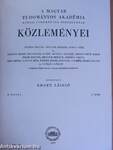 A Magyar Tudományos Akadémia Kémiai Tudományok Osztályának Közleményei 1958-1959