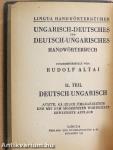 Magyar-német és német-magyar gyakorlati kéziszótár II.