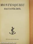 Montesquieu hagyatékából