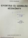 Gyártási és szerelési kézikönyv