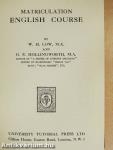 Matriculation English Course 