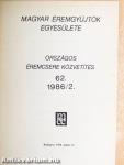 Országos Éremcsere Közvetítés 1986/2