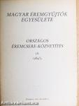 Országos Éremcsere-Közvetítés 1984/3