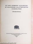 Az ivari hormonok alkalmazása az állatorvosi - állattenyésztési gyakorlatban