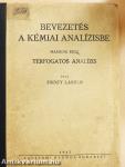 Bevezetés a kémiai analízisbe II.