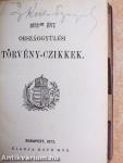 1873-ik évi országgyülési törvény-czikkek