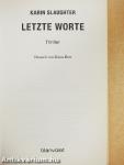 Letzte Worte