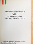 A hazafias népfront VIII. kongresszusa 1985. december 13-15.