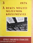 A Békés megyei Múzeumok Közleményei 1974/3.