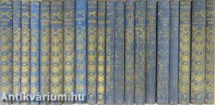"20 kötet a H. G. Wells művei sorozatból (nem teljes sorozat)"