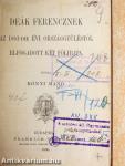 Deák Ferencznek az 1861-dik évi országgyüléstől elfogadott két fölirata/Magyarok Rómában/A magyar irodalom főirányai