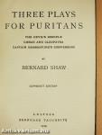 Three Plays for Puritans