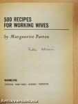 500 Recipes for Working Wives